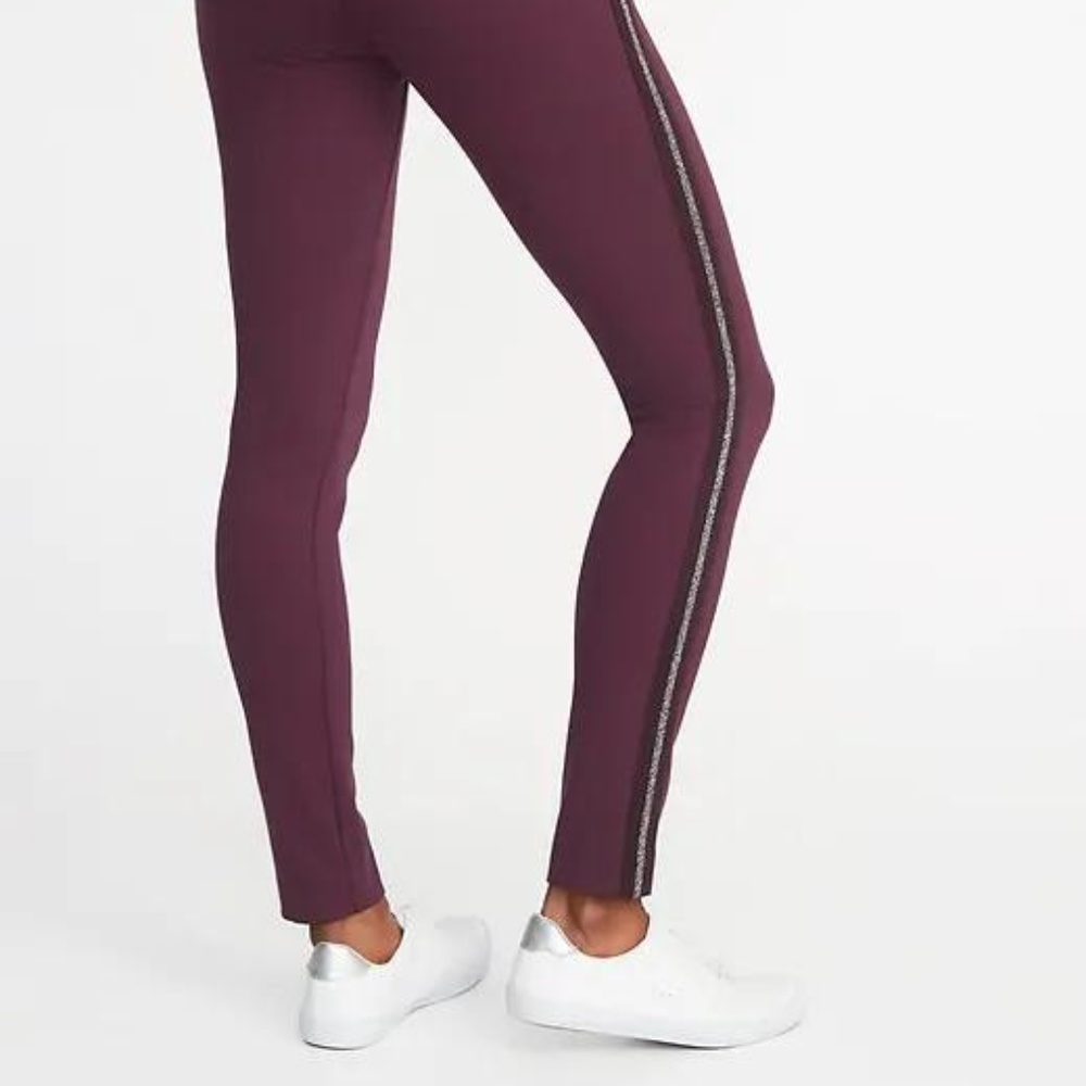 Mid-Rise Side-Stripe Pixie Full-Length Pants - Picture 4 of 4